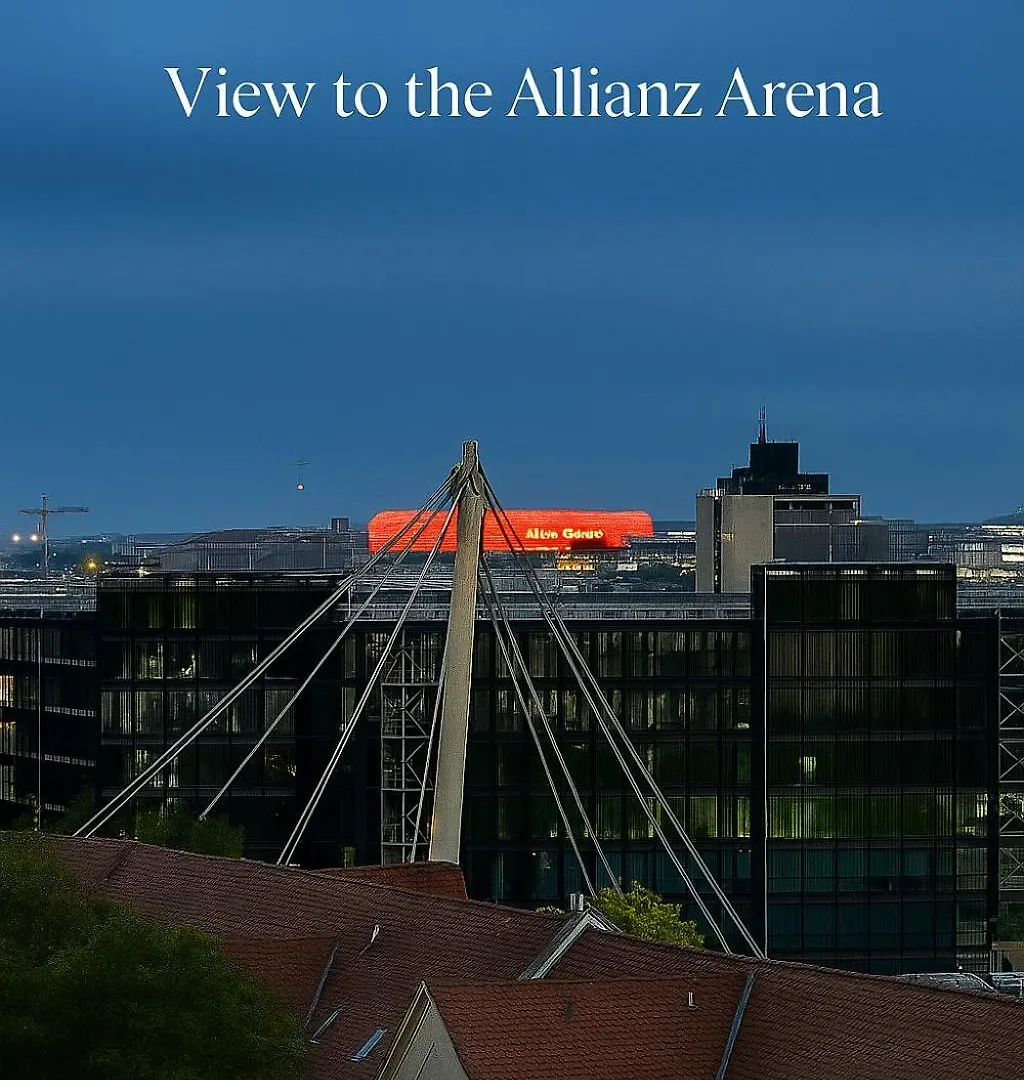 Great View To Allianz Arena & Free Garage Parking München Appartement